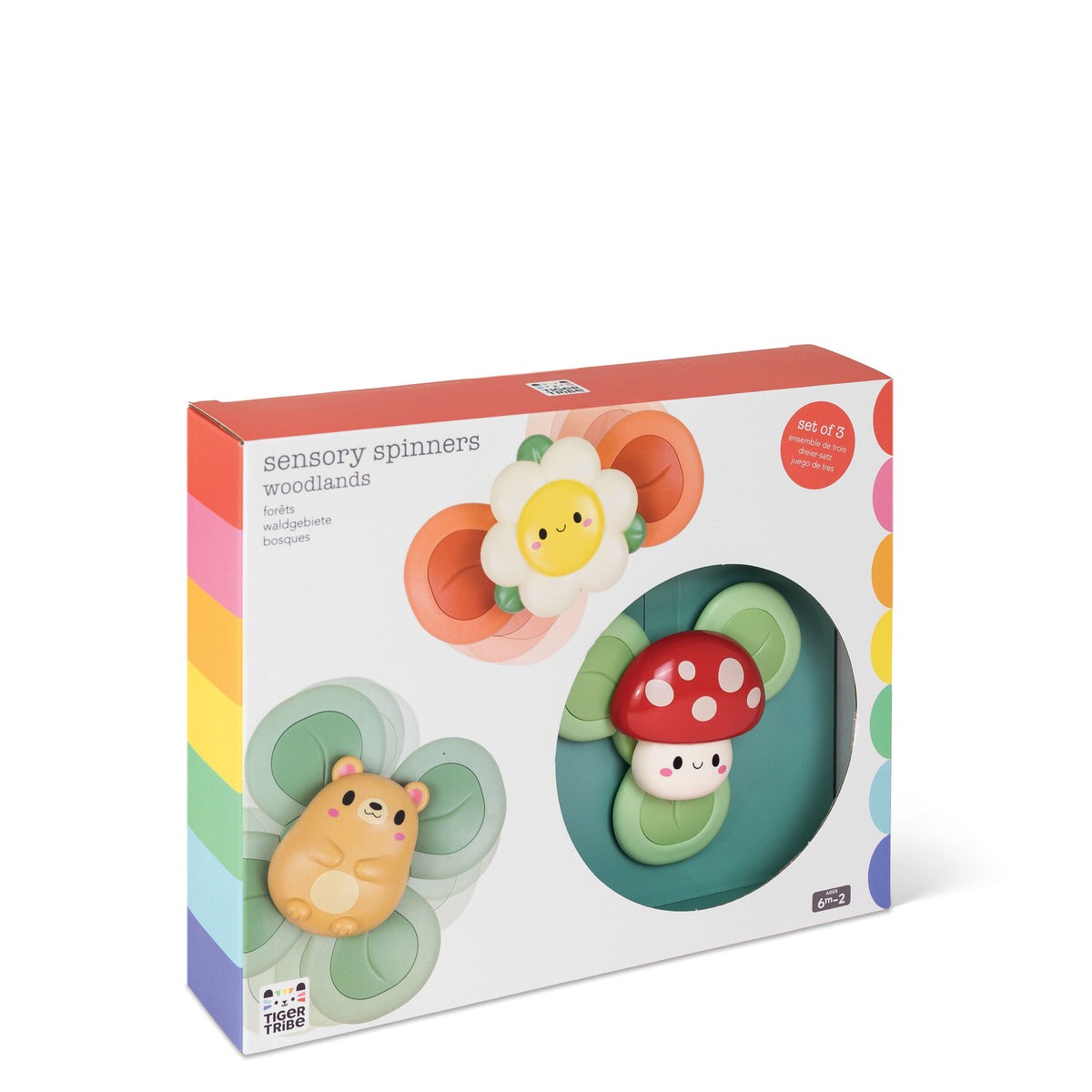 Tiger Tribe Sensorisk leksak Sensory Spinners Woodlands – bild 9