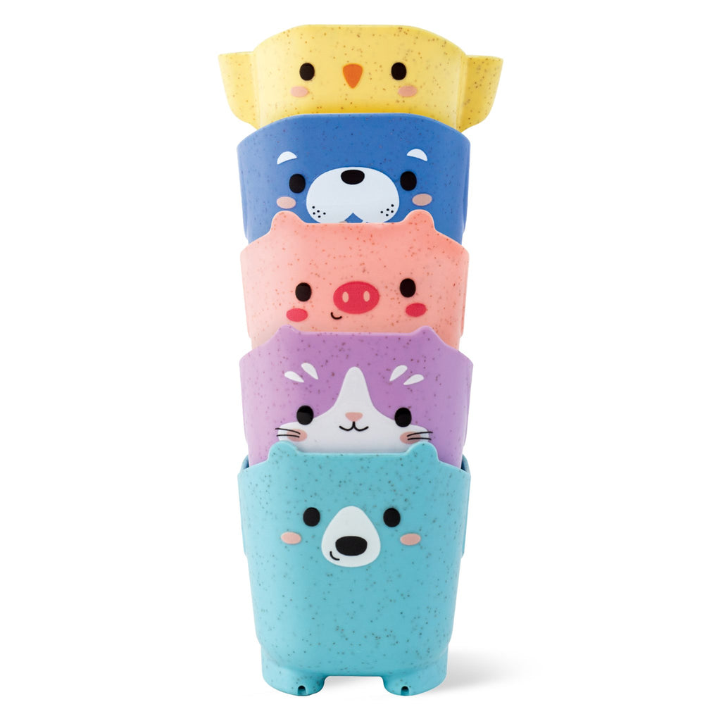 Tiger Tribe Badleksak Pour & Play – Animal Cups (5 delar)