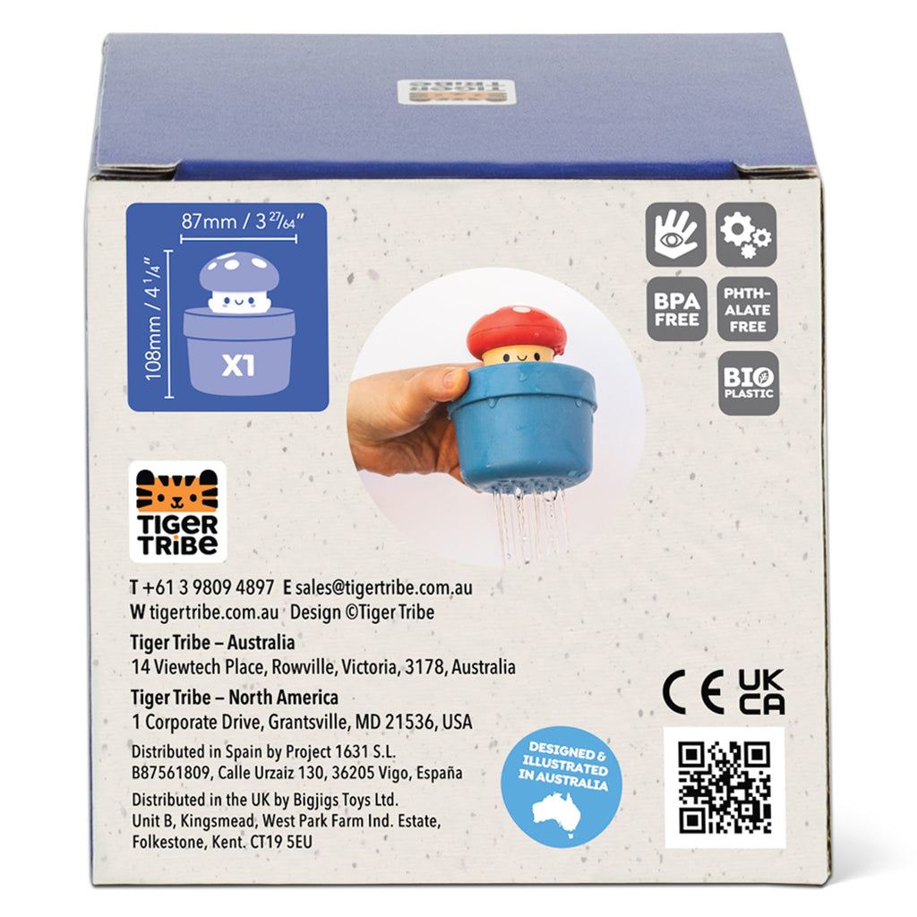 Tiger Tribe Badleksak Pop-Up Mushroom i bioplast