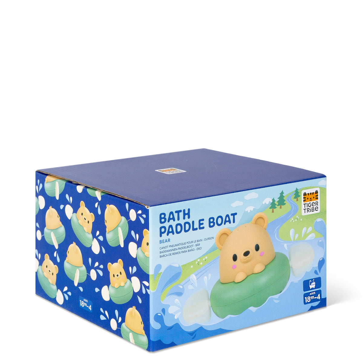 Tiger Tribe Badleksak Bath Paddle Boat Bear – bild 8