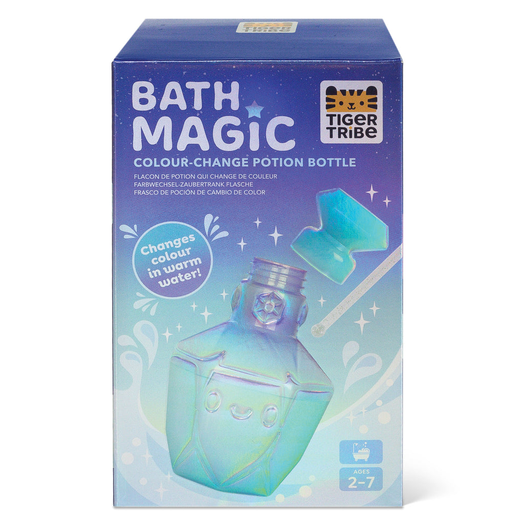 Tiger Tribe Badleksak Bath Magic Potion Bottle Purple to Blue