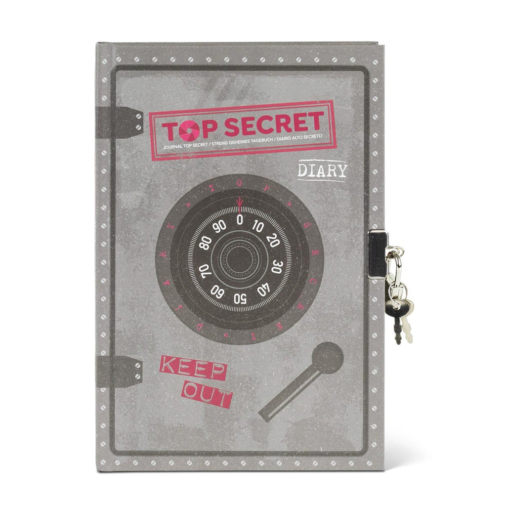 Tiger Tribe Dagbok med lås Top Secret (120 sidor)
