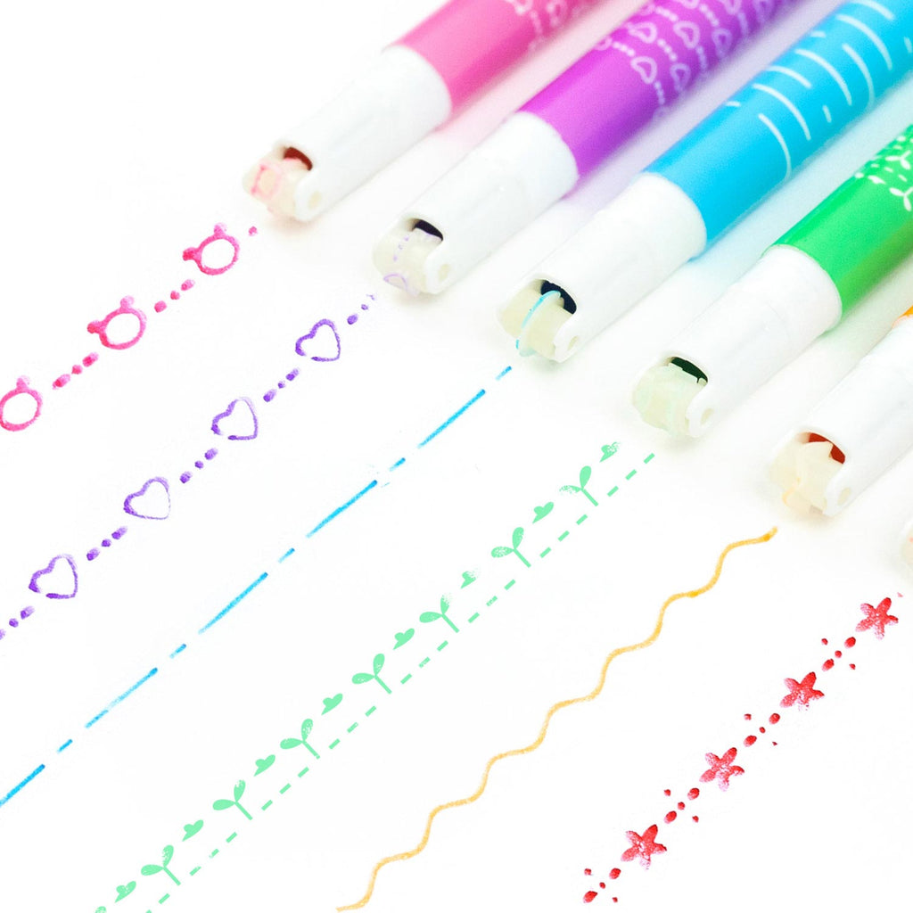 Tiger Tribe Tuschpennor Roller Pattern Pens
