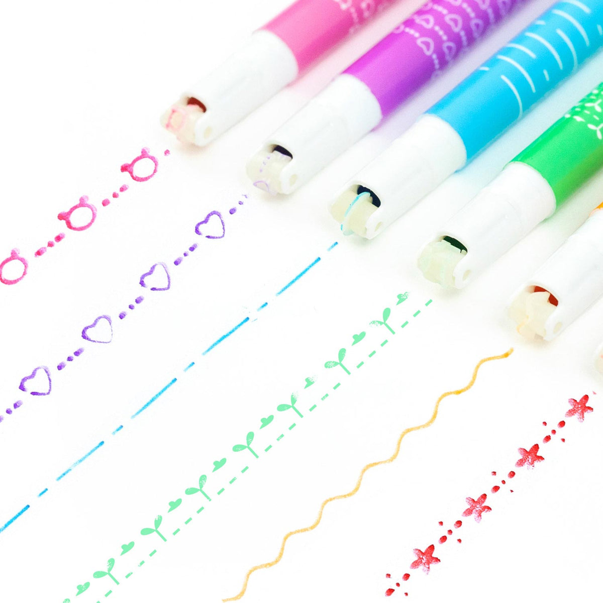 Tiger Tribe Tuschpennor Roller Pattern Pens