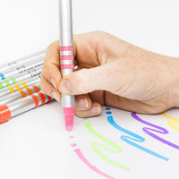 Thumbnail for Tiger Tribe Tuschpenna Dual-Tip Paint Pens (8 färger)
