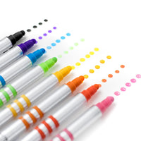 Thumbnail for Tiger Tribe Tuschpenna Dual-Tip Paint Pens (8 färger)