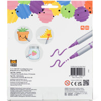 Thumbnail for Tiger Tribe Tuschpenna Dual-Tip Paint Pens (8 färger)