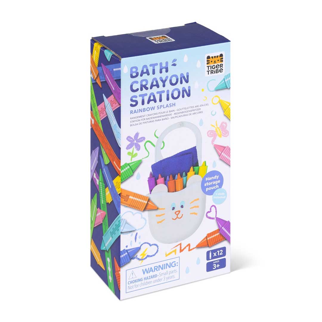 Tiger Tribe Badkritor Rainbow Splash (24 delar)