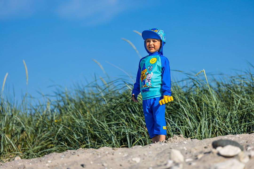 Swimpy Bamse UV-shorts Blå