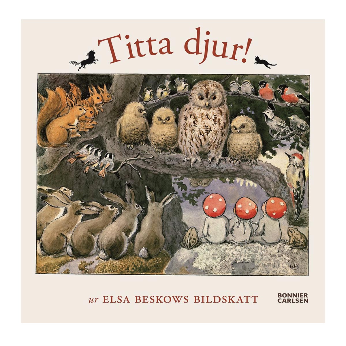 Titta djur! av Elsa Beskow (Boardbook, 16 sidor)
