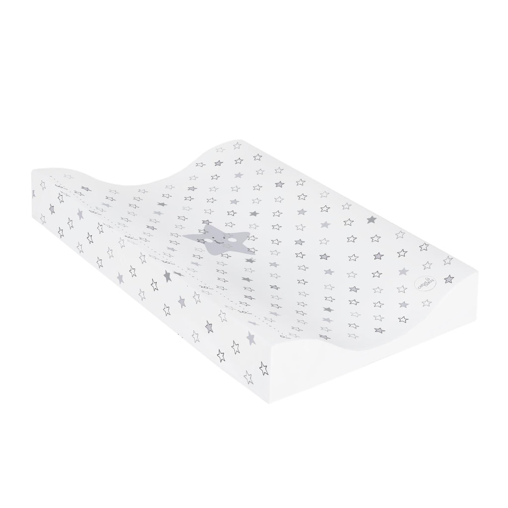 Ceba Baby Skötbädd Star Ljusgrå med höga kanter (70x50cm)