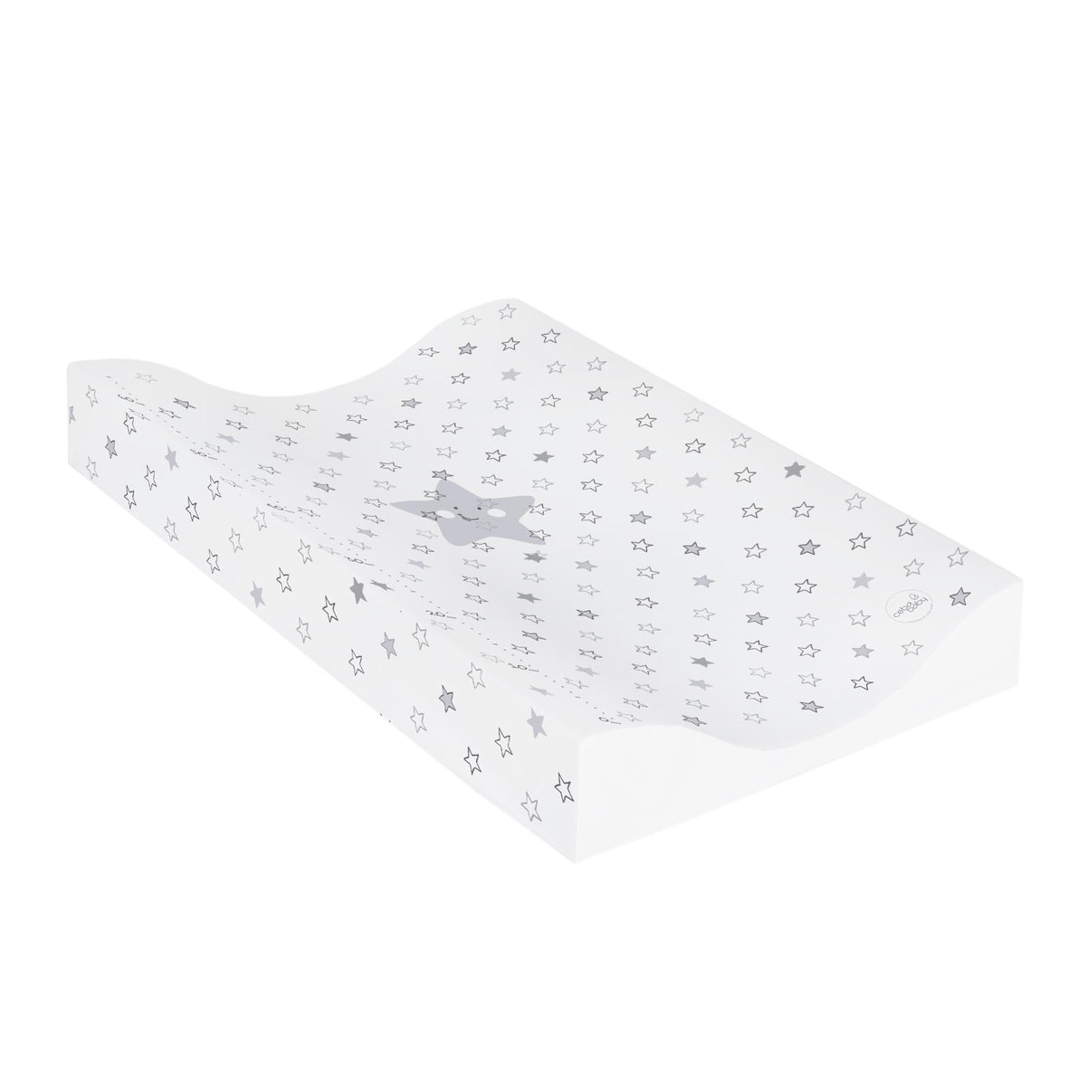 Ceba Baby Skötbädd Star Ljusgrå med höga kanter (70x50cm)