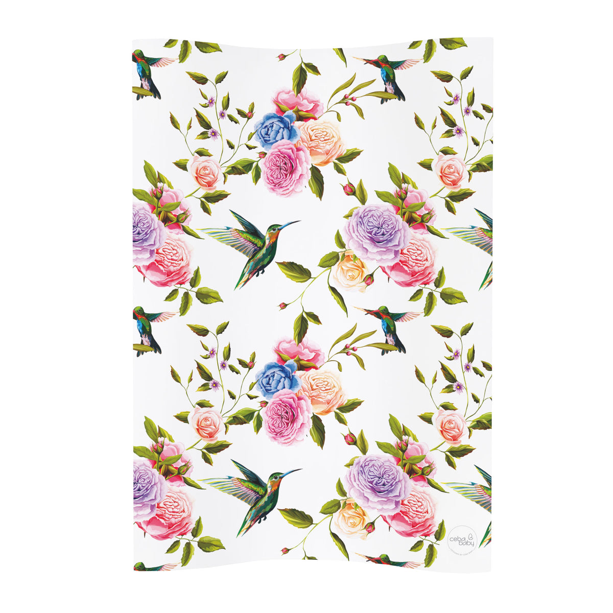 Ceba Baby Skötbädd Flora & Fauna Flores med höga kanter (70x50cm)