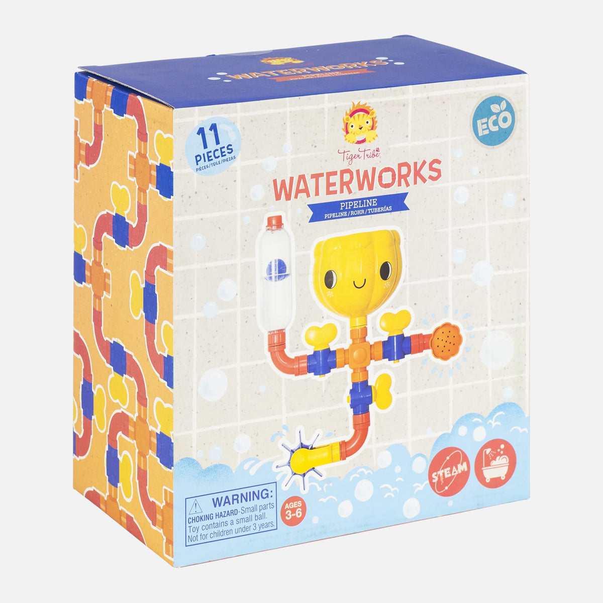 Tiger Tribe Vattenlek Waterworks Eco (11 delar)