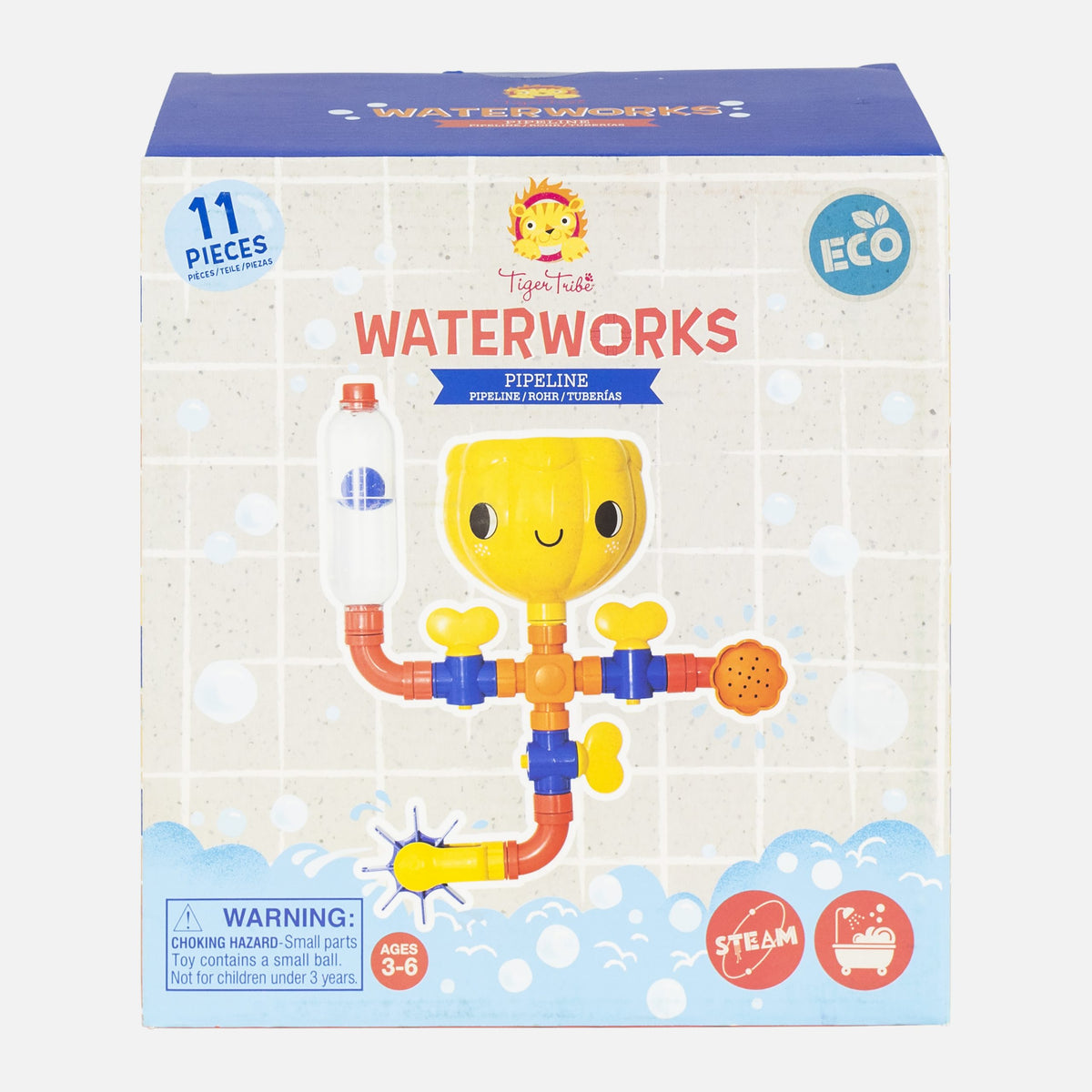 Tiger Tribe Vattenlek Waterworks Eco (11 delar)
