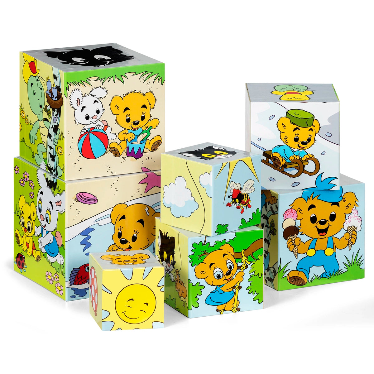 Bamse Stapelklossar Årstider (7 delar)