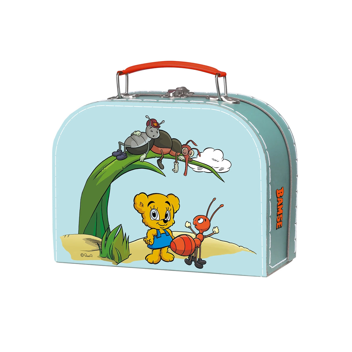 Bamse Pappväska Blå 25cm