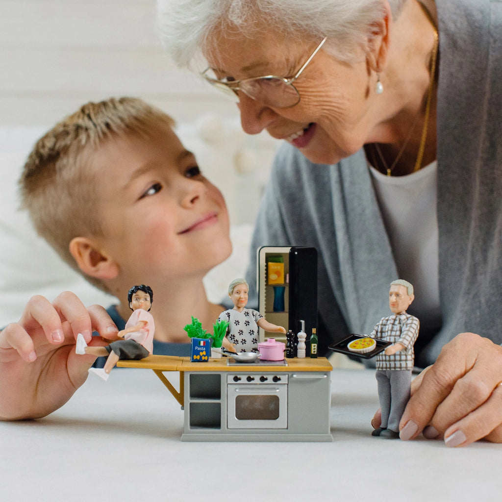 Lundby Dukkehus Dukkesæt Ældre par Jamie