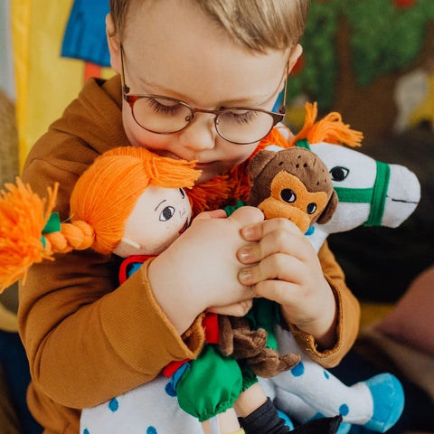 Pippi bløde dukke 30 cm