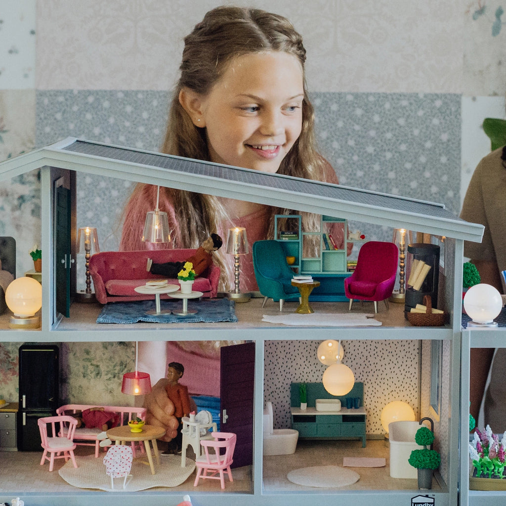 Lundby Dukkehusmøbler Badeværelsessæt Basic