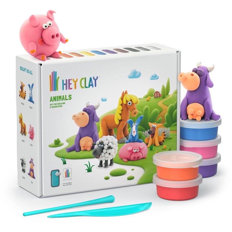 Hey Clay Lera Animals (15 burkar)