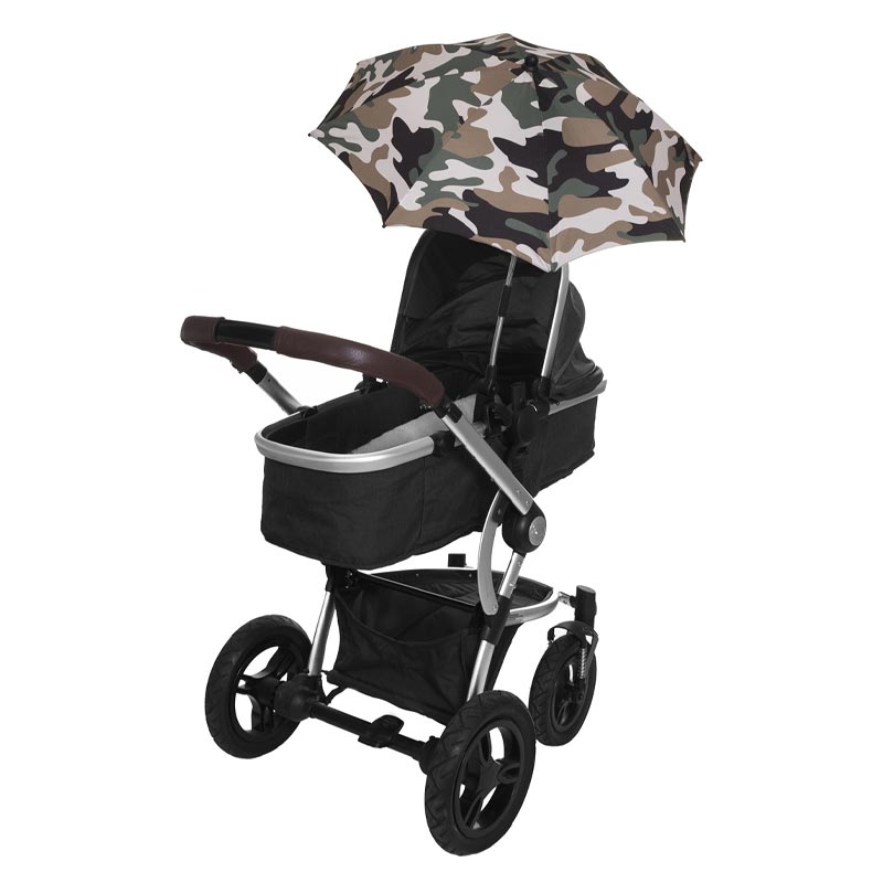 Fresh Kid Solparasoll för barnvagn Camo