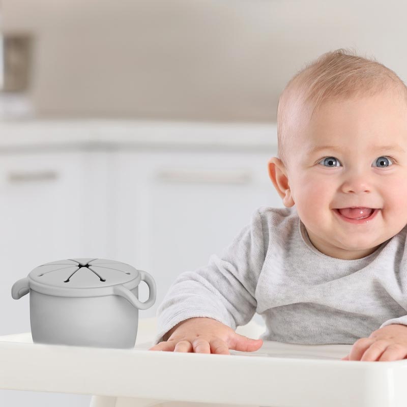 Fresh Kid Snacksskål Grå