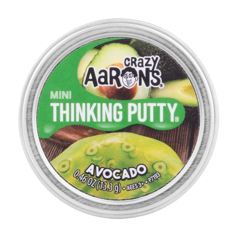Crazy Aarons Thinking Putty Mini Avocado (5 cm, 13 g)