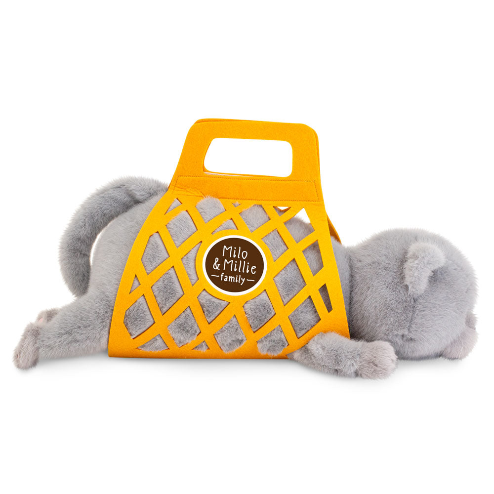 Orange Toys Gosedjur Milo & Millie Milo Grå Katt (56cm)