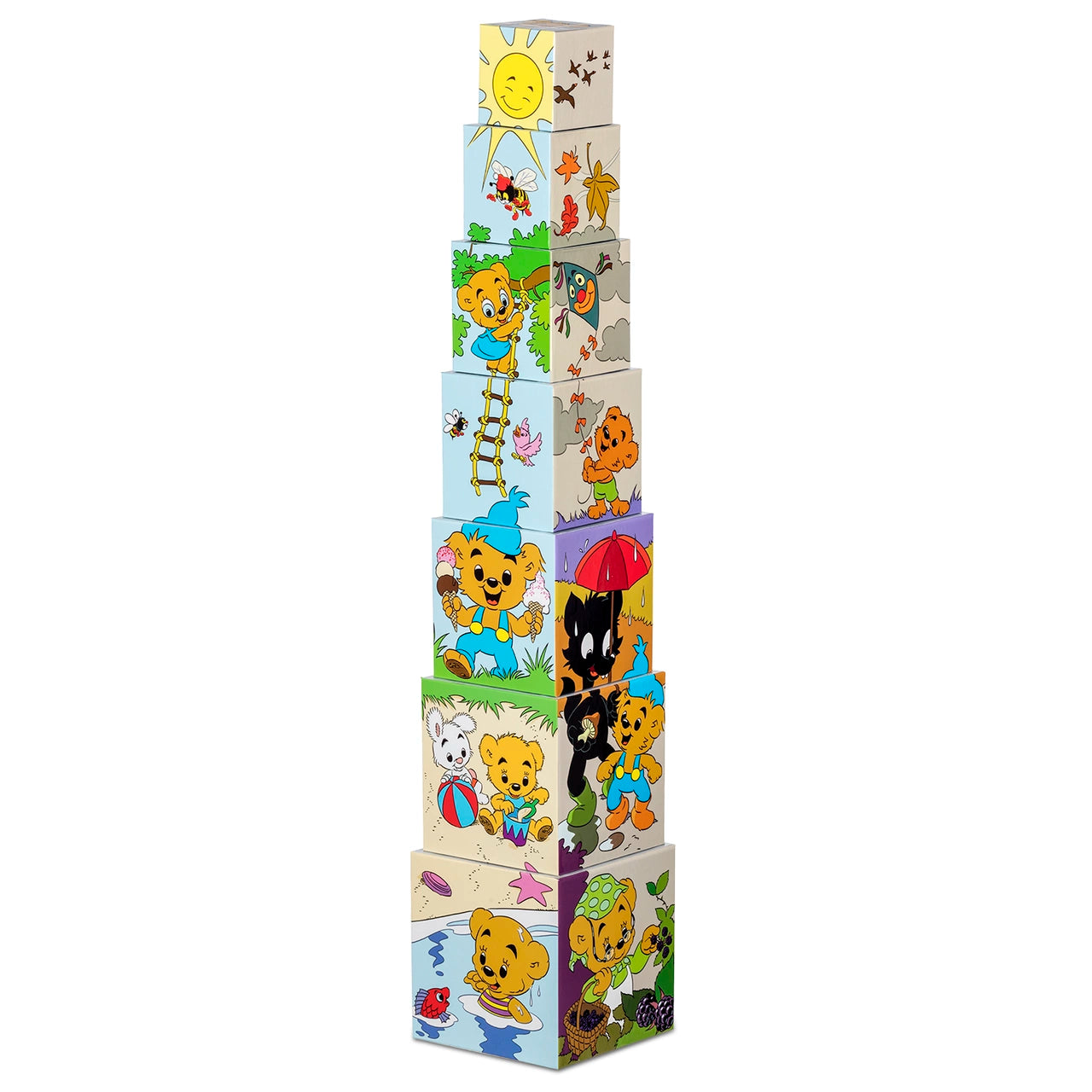 Bamse Stapelklossar Årstider (7 delar)