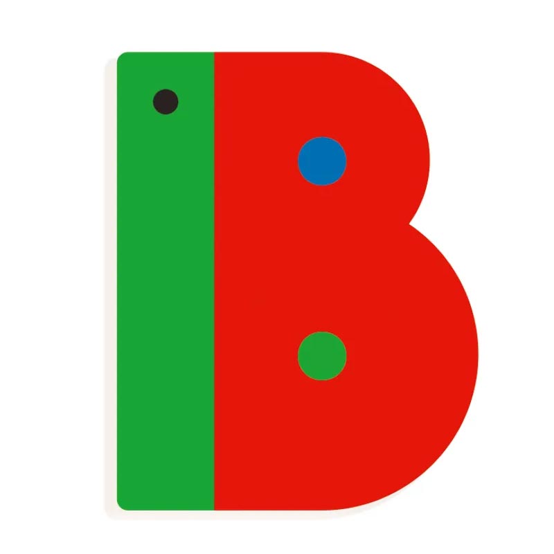 Djeco Grafiska bokstäver i trä, A-Z