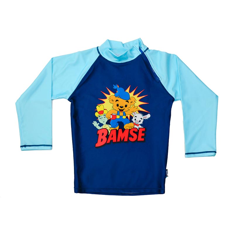 Swimpy Bamse UV-tröja Blå/Ljusblå