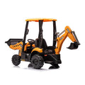 Azeno JCB Grävmaskin 12V med griparm, ljud och fjärrkontroll
