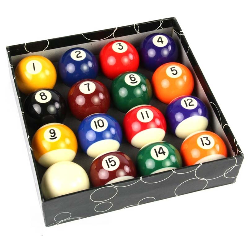 Stanlord Set med 57mm biljardbollar (16st)