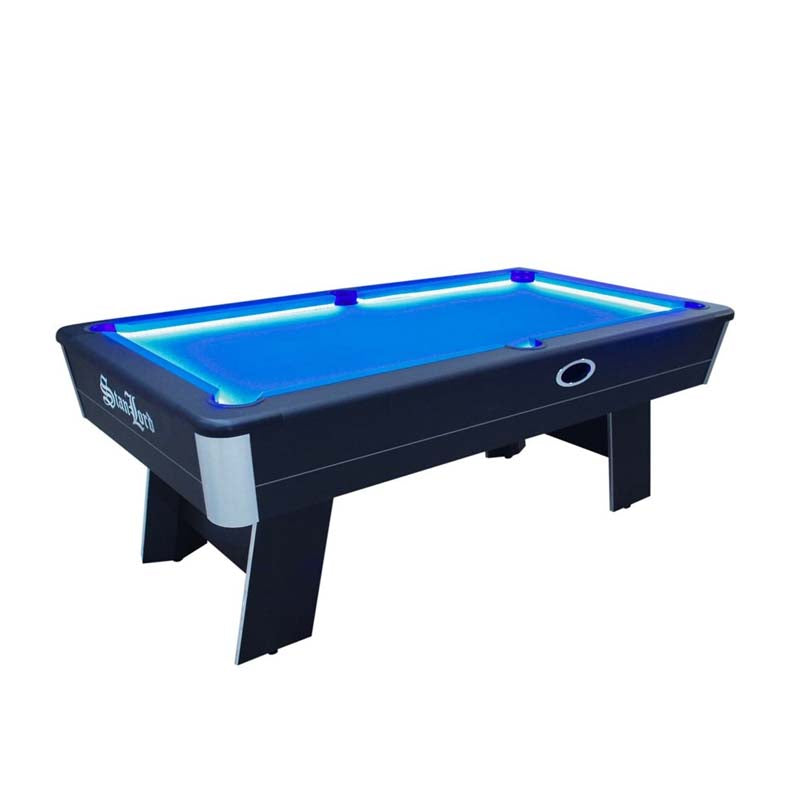 Stanlord Aura 7" billardbord med LED-belysning (214x113x81cm)