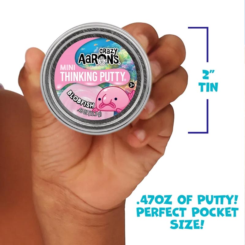 Crazy Aarons Thinking Putty Mini Blobfish (13gram lera i silikon)