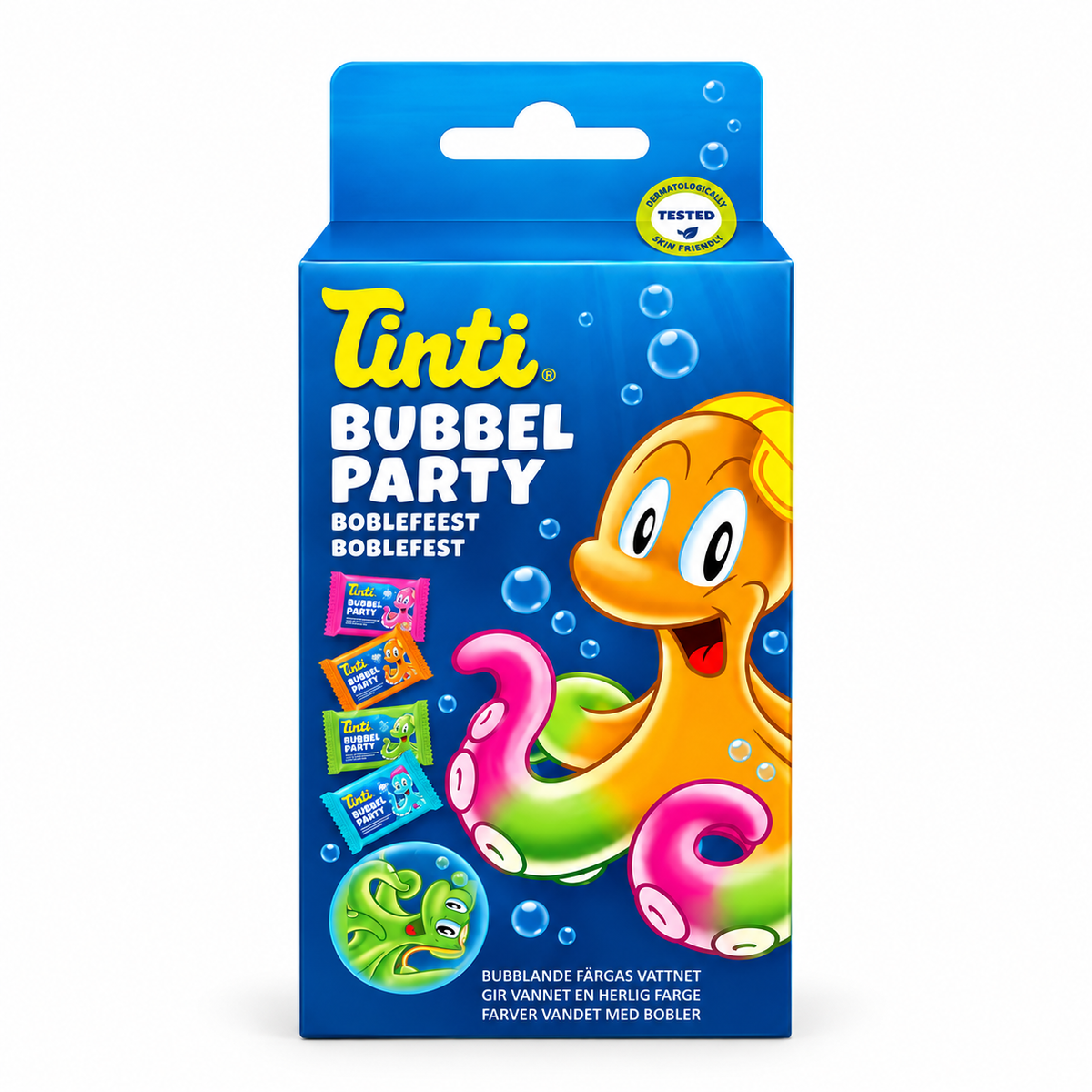 Tinti Boblefest +36m (4 stk. badetabletter)
