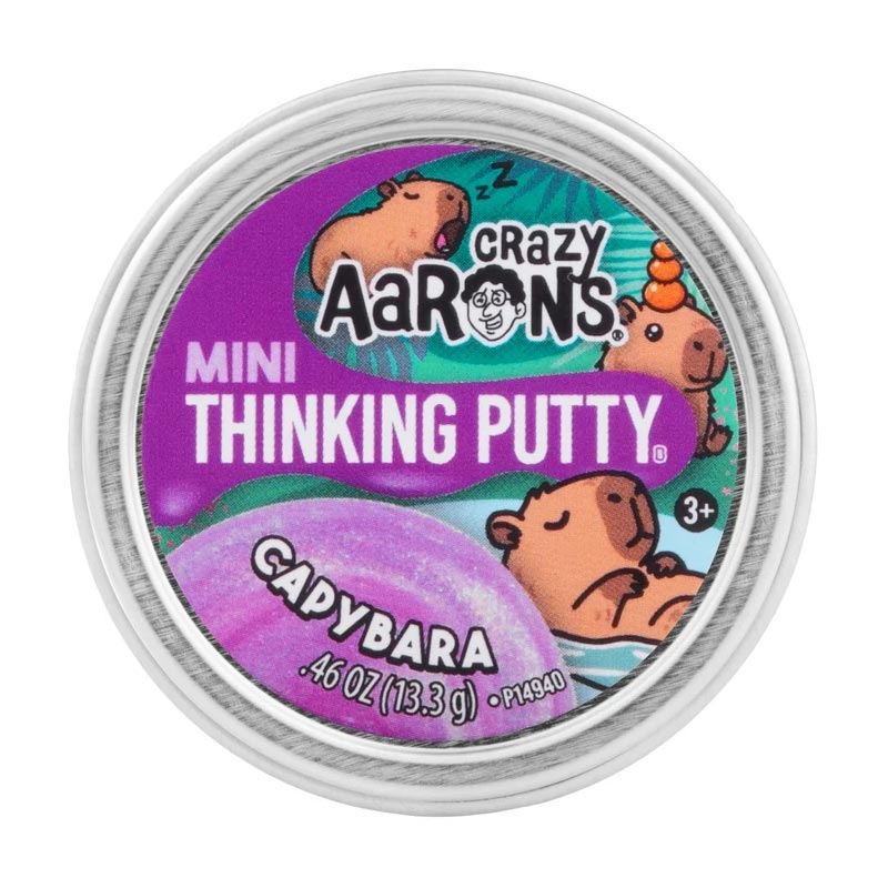 Crazy Aarons Thinking Putty Mini Capybara (13gram lera i silikon)