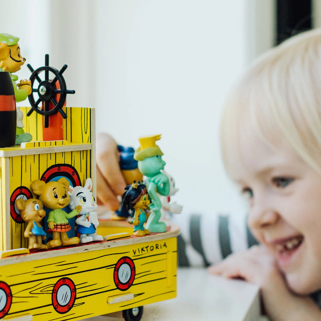 Bamse Nina Kanin & Minihop figursæt