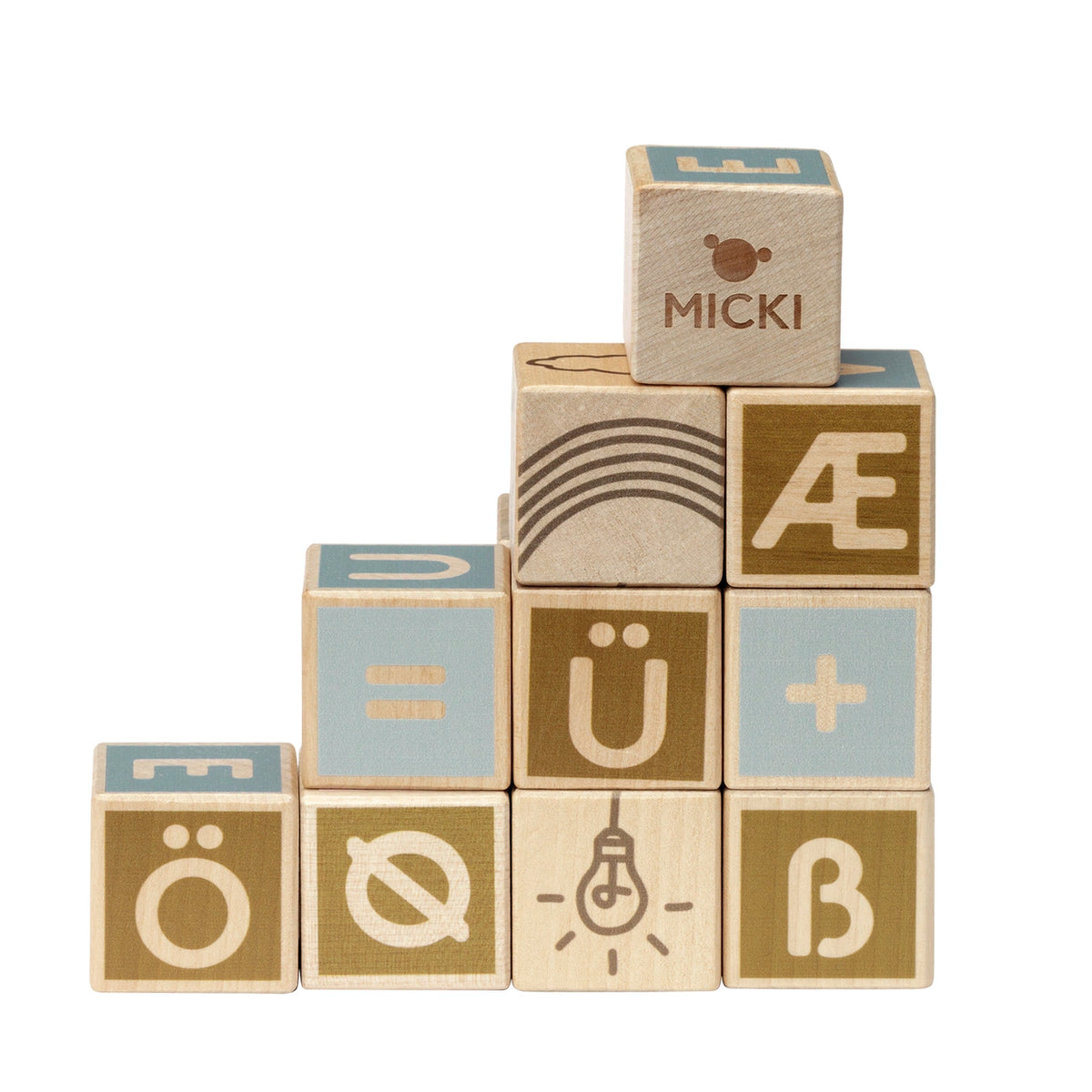 Micki Bokstavsklossar (36 delar)