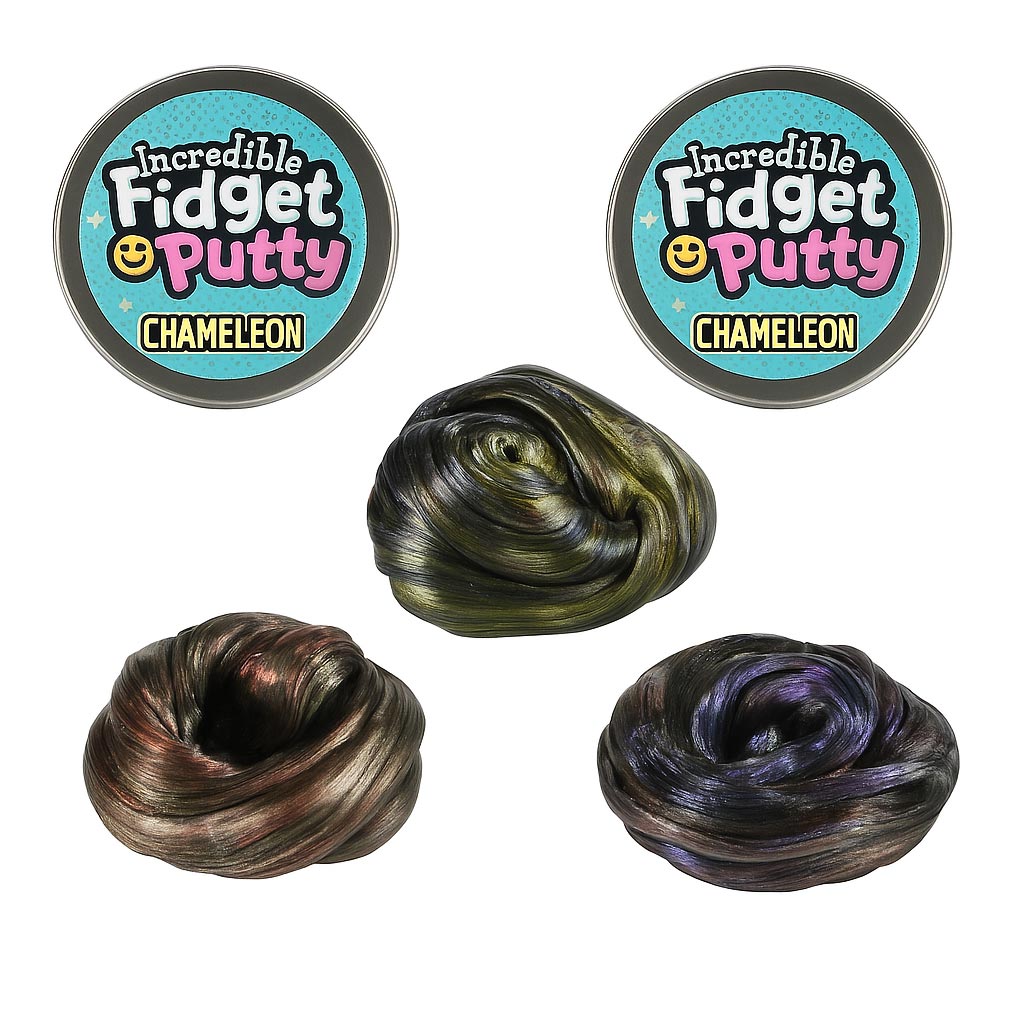 Suntoy Stor Fidget Bouncing Putty Kameleont (60g)