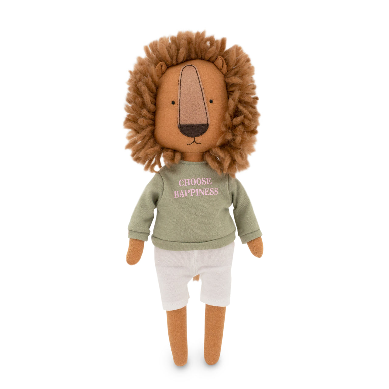 Orange Toys Lovely Dolls Simon the Lion: Green Sweatshirt (30cm)