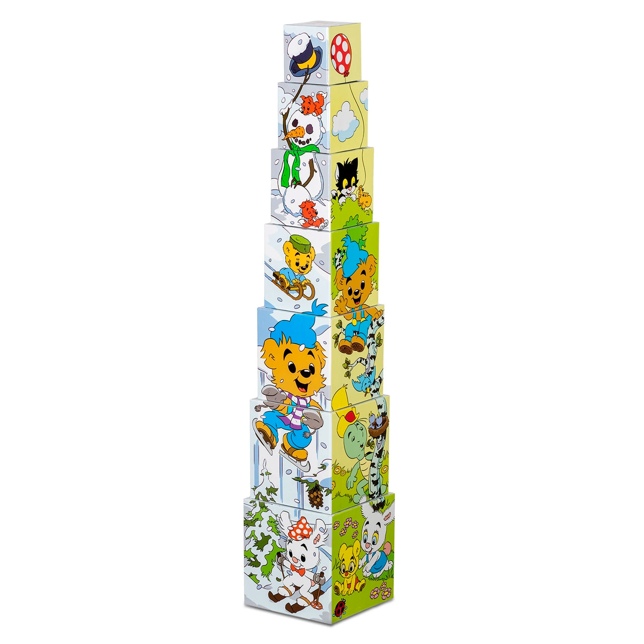 Bamse Stapelklossar Årstider (7 delar)
