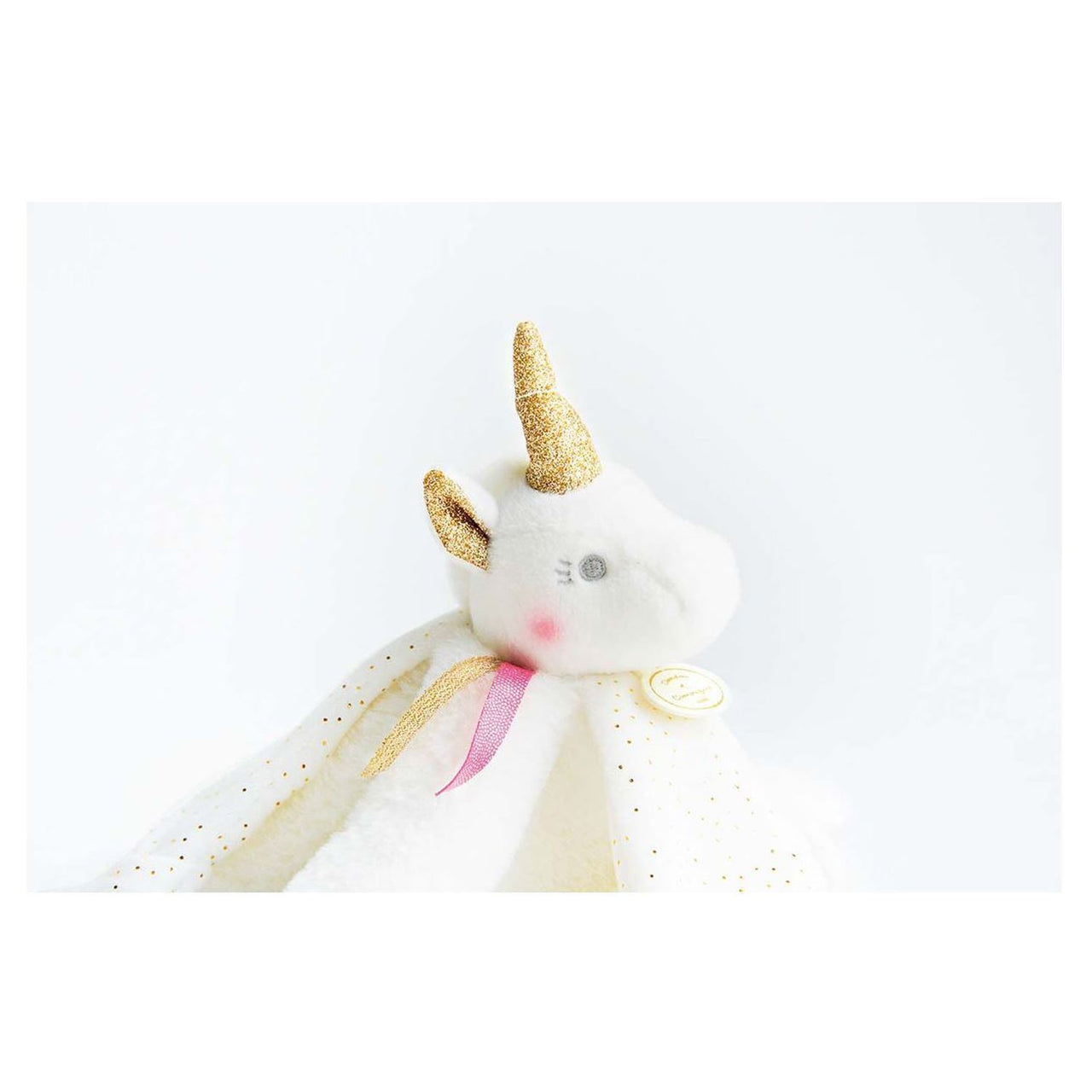 Doudou Et Compagnie Snuttefilt Gold Unicorn (22cm)