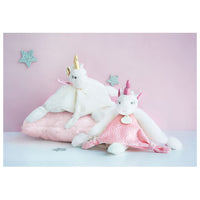 Thumbnail for Doudou Et Compagnie Snuttefilt Gold Unicorn (22cm)