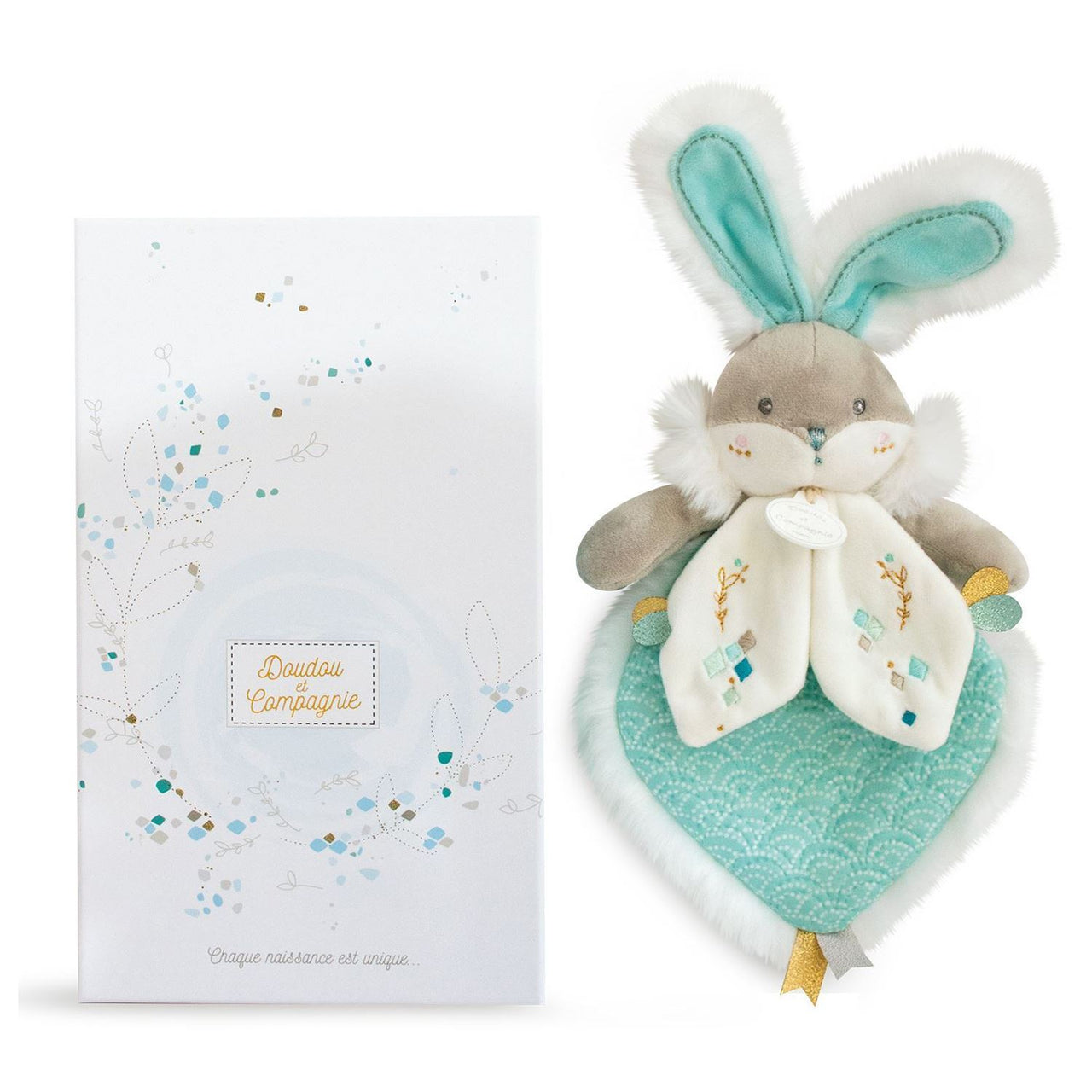 Doudou Et Compagnie Snuttefilt Lapin De Sucre Almond (24cm)