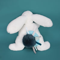 Thumbnail for Doudou Et Compagnie Presentlåda Happy Pop Pompom Bunny Peacock Blue