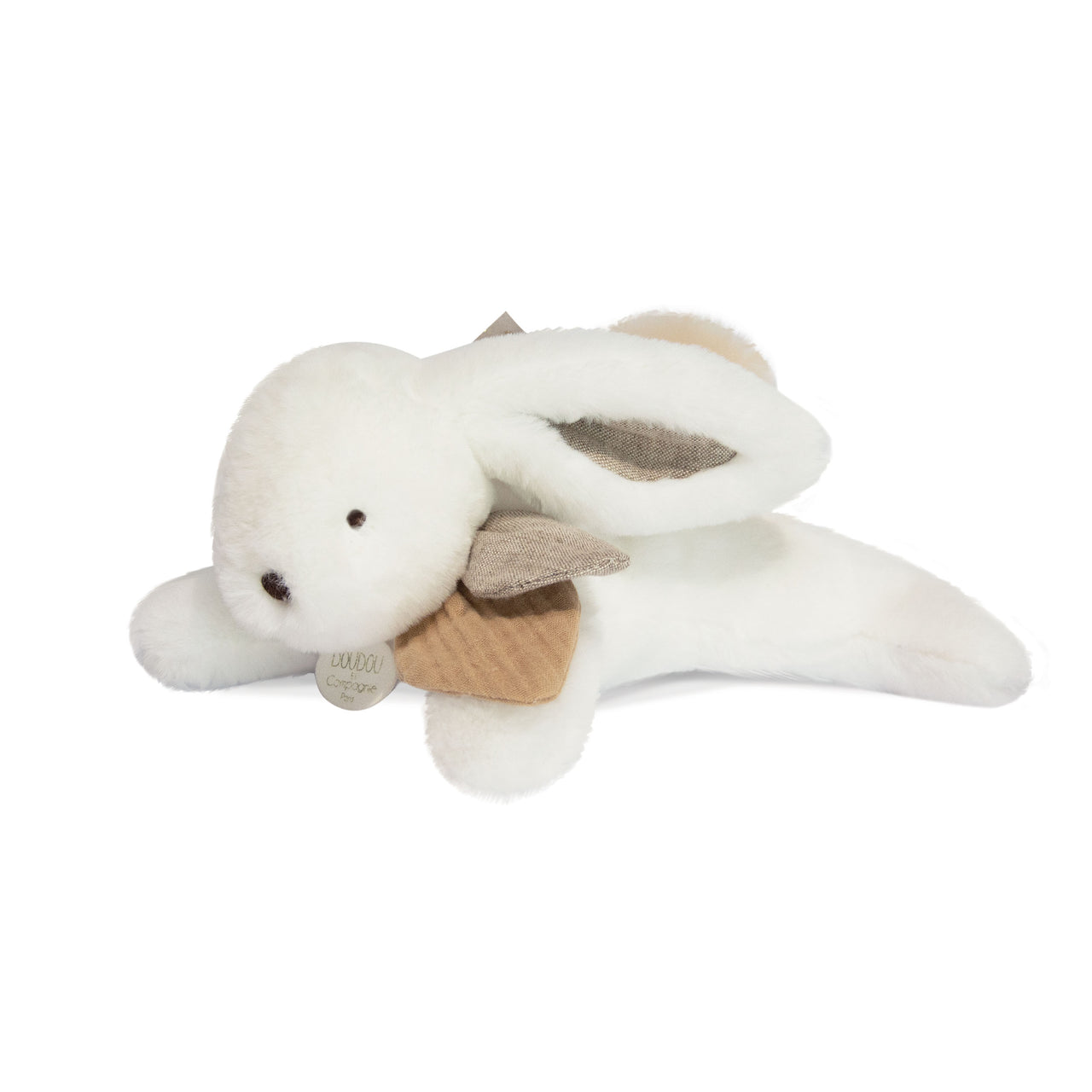 Doudou Et Compagnie Presentlåda Happy Wild Pompom Bunny Beige