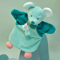 Thumbnail for Doudou Et Compagnie SOOTHER Handdocka Green Mouse (25cm)