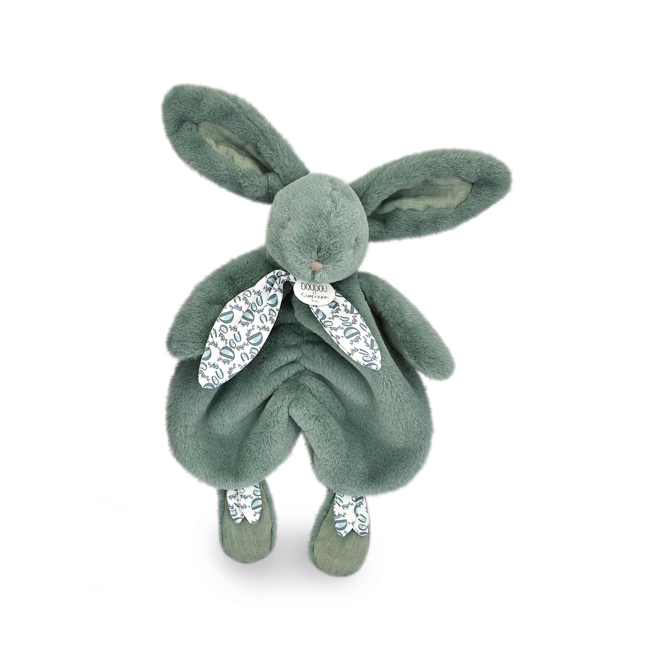 Doudou Et Compagnie Snuttefilt Lapin Doudou Grön Kanin